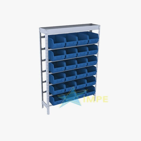 Estante Caixa Box Bin - 24 Gavetas