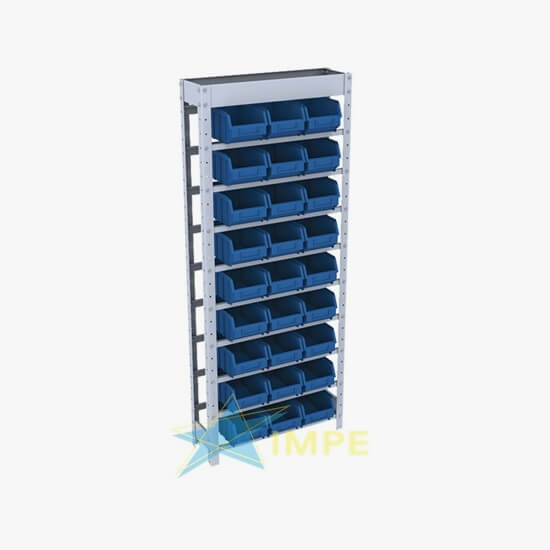 Estante Caixa Box Bin - 27 Gavetas