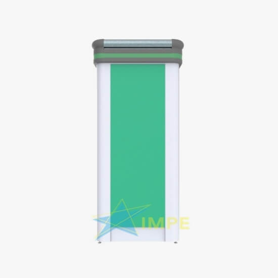 Balcão Fiscal Luxo - 130cm - Tampo em Aço