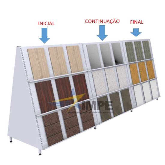 Expositor de Pisos e Azulejos - Piramidal